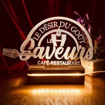 Personalized 3D led lamp LOGO