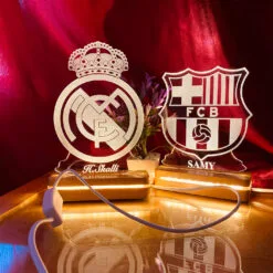 3D LED illusion Football Logo