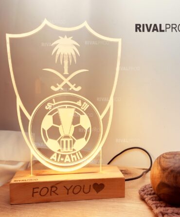 شعار الأهلي المضيء