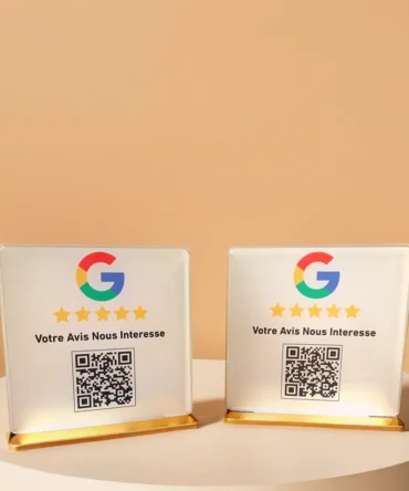 حامل رمز الاستجابة السريعة لتقييمات جوجل